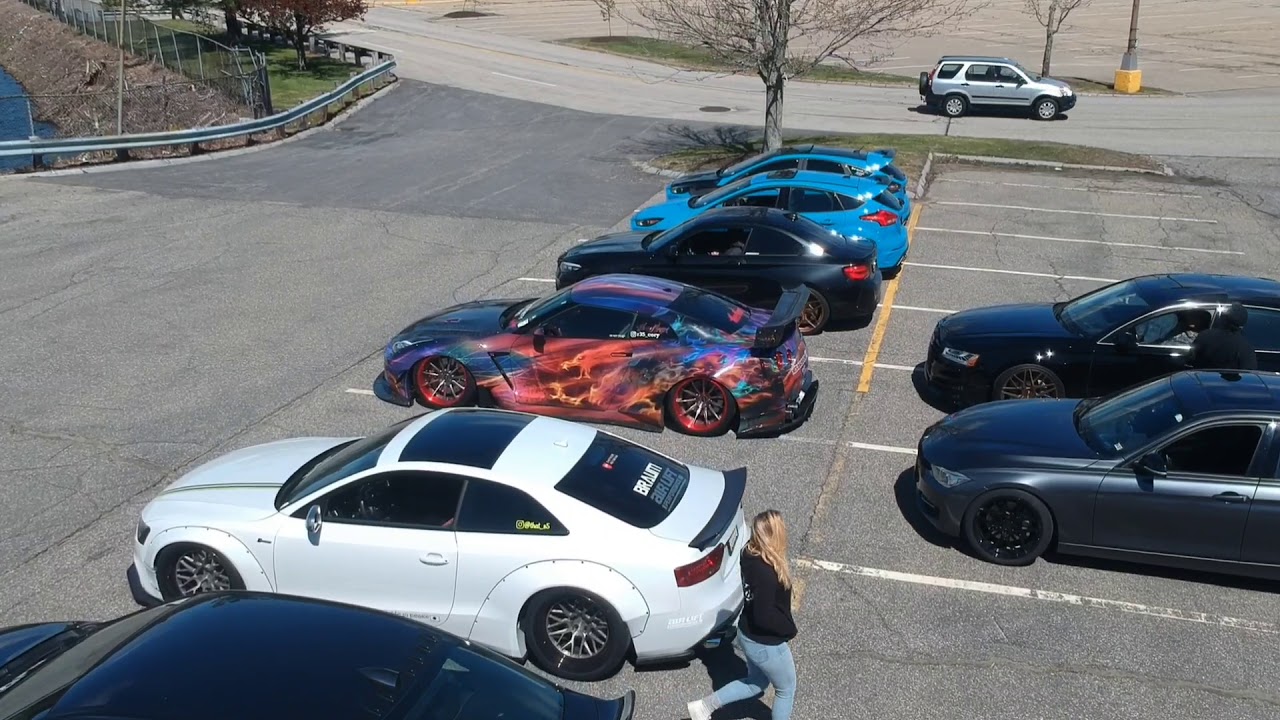 NH Seacoast Cars and Coffee 2020 Drone footage YouTube