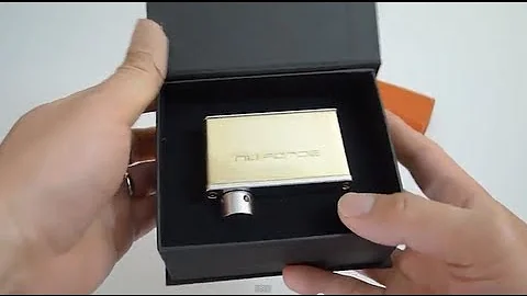 NuForce uDac-2 Signature Gold Edition unboxing