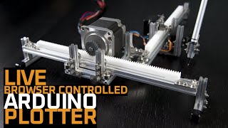 Live Browser Controlled Plotter on Arduino and MakerBeams