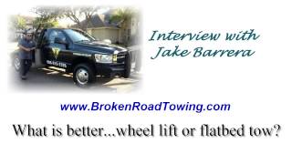 Tow Truck Types - Wheel Lift Versus Flatbed Towing