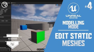 Unreal Engine 5 Tutorial - Modelling Mode Part 4: Editing Static Meshes