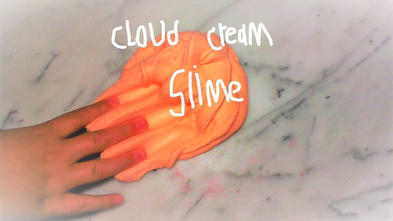 Cloud Cream Slime Tutorial YouTube