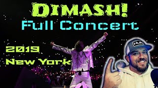 FULL CONCERT! DIMASH NY | REACTION!