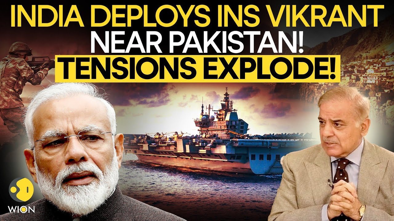 India-Pakistan Tensions LIVE: India’s Bold Move After Pahalgam Attack! INS  Vikrant Faces Pakistan?