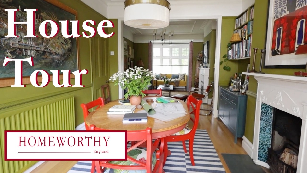 ENGLISH HOUSE TOUR | A West London Home with Bold & Eclectic Style