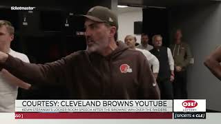 Kevin Stefanski's Locker Room Speech After the Browns Win Over the Raiders - Sports4CLE, 11/24/25
