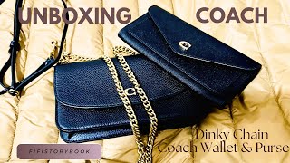 Unboxing COACH Pebble Leather Hayden Crossbody|Dinky Chain Strap|Crossgrain Leather Wyn Wallet|FIFI