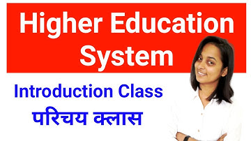Introduction Class of Higher Education System|| UGC NET October 2021 Exam|| NTA NET Paper-1 ||