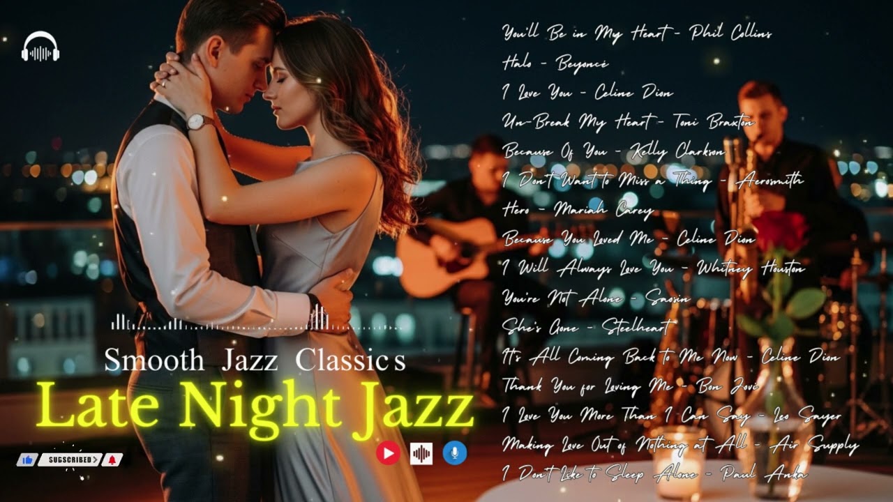 You’ll Be in My Heart - Phil Collins - Relaxing Jazz Music 🎷 cover - Because Of You - Kelly Clarkson