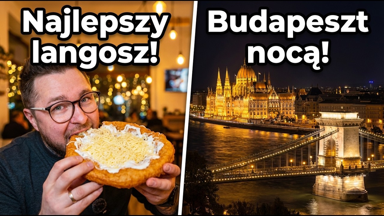 BUDAPESZT: Buda, Termy, langosz od KSIĄŻULA i miasto NOCĄ! | VLOG