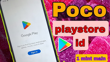 Poco mobile ki playstore id kaise banaen || poco c75 5g playstore id kaise banaen || google account
