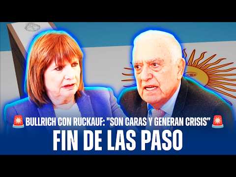 🇦🇷💸 BULLRICH CON RUCKAUF FULMINÓ LAS PASO Y DENUNCIÓ EL GASTO MILLONARIO QUE DEJÓ EL KIRCHNERISMO