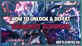 Final Fantasy 7 Remake - How To Unlock & Beat Bahamut BOSS FIGHT | Battle Intel 20