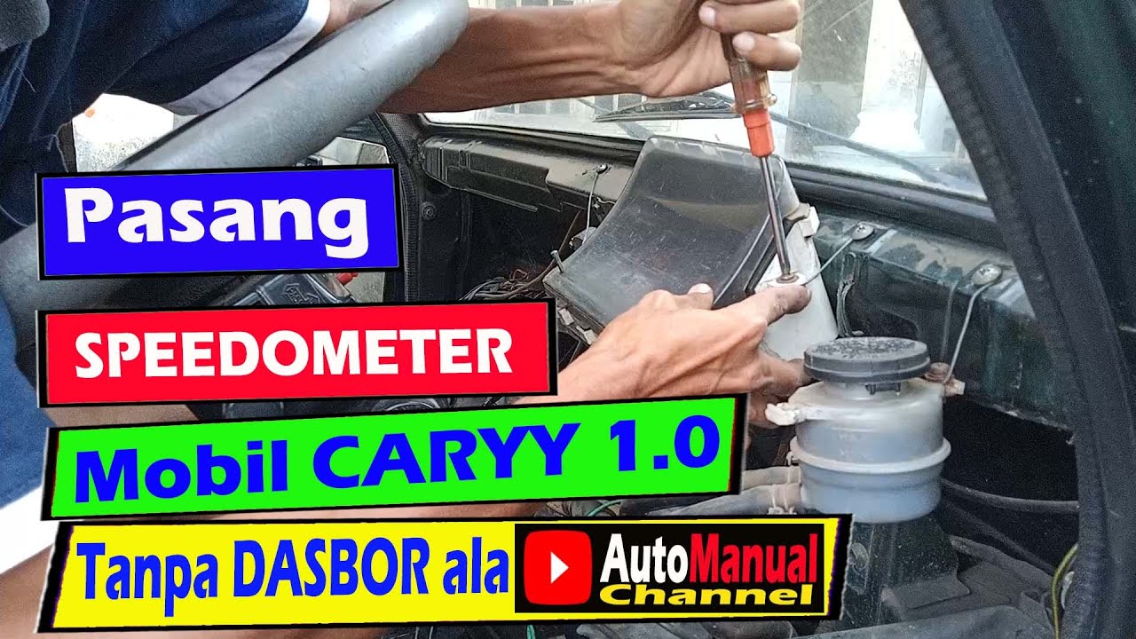 cara Pasang speedometer carry 1.0 tanpa dasbor I edisi ungkrahungkrah