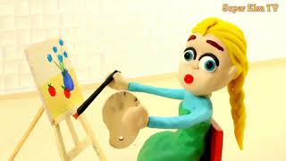 Frozen Elsa Magic Hair Spell Anna Ariel Bubble Gum Color Fun In Real Life