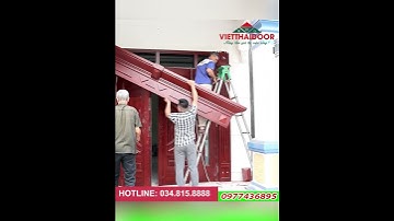 Dựng phào đình | Cửa Thép Vân Gỗ Việt Thái