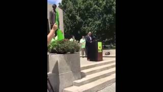 Rally for Illinois State Museum from Periscope video
