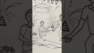 DIWALI KI DRAWING l DIWALI COLORING SHEET l COLORING PAGE FOR DIWALI l DIWALI CELEBRATION l COLORING