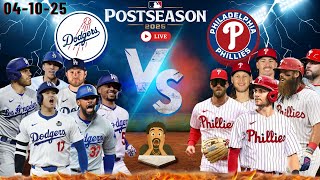 Los Angeles Dodgers 🆚 Philadelphia Phillies - 🔴 EN VIVO🔴Juego #01 LIVE (04/10/25) 🔴⚾