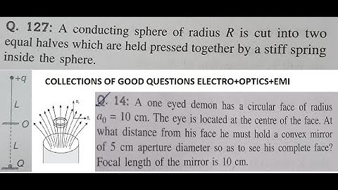 ELECTROSTATIC + GEOMETRICAL + EMI COLLECTION  OF SOME GOOD QUESTIONS BY RKH SIR