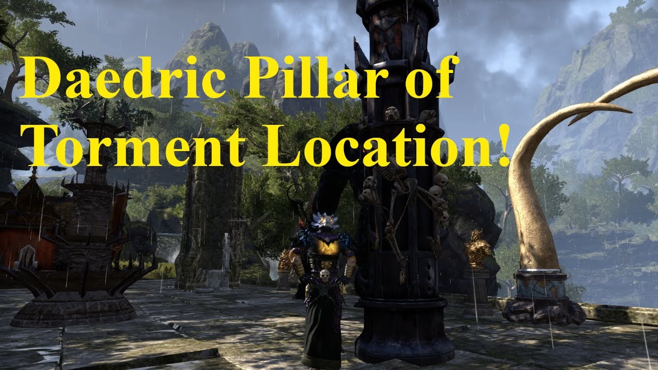 ESO Daedric Pillar of Torment Lead Location! YouTube