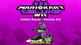 Mario Kart Wii Deluxe v6.0 - Online Races #92 (Playing with Friends!)