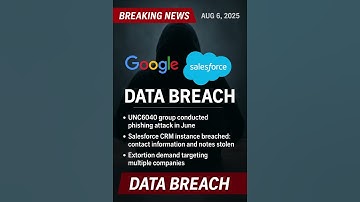 Google confirms breach #cybersecurity #cyberattack #google #news