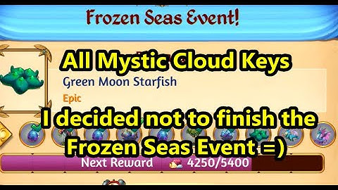 ALL Mystic Cloud Keys for Frozen Seas Event - I didn