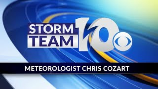 Chris early Thursday morning forecast
