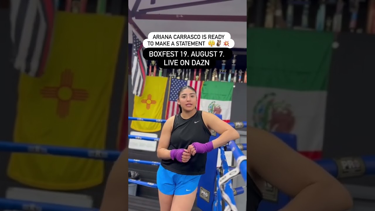 Ariana Carrasco Ready For Red Owl Debut | BOXFEST XIX | Red Owl Boxing | DAZN