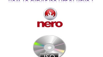 create iso image by nero