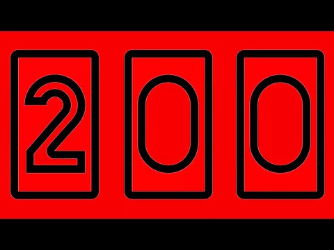 200to0 Countdown Timer With Music Sound And Times Up Sound Effect