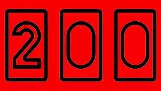 200to0 Countdown Timer With Music Sound And Times Up Sound Effect