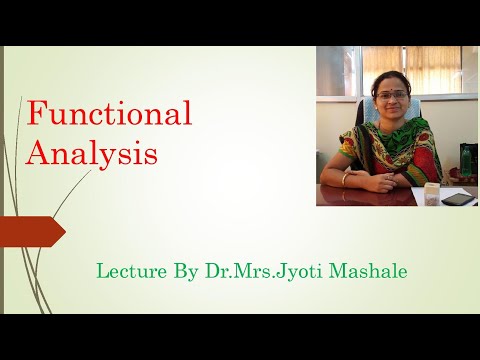 Functional Analysis lecture