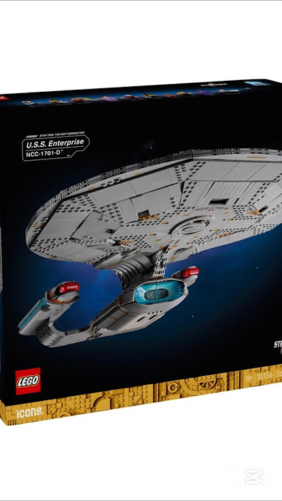 LEGO USS Enterprise Revealed! #lego #legosets #legominifigures #legopieces #shorts #minifigures