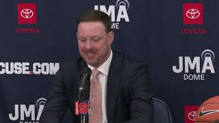 Syracuse Men's Basketball Head Coach Gerry McNamara's Introductory Press Conference | March 30, 2026