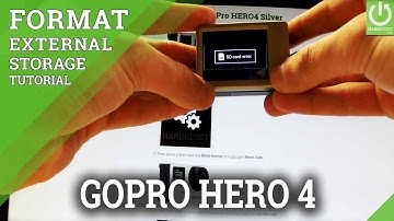 How to Format MicroSD Card in GoPro HERO 4 Silver