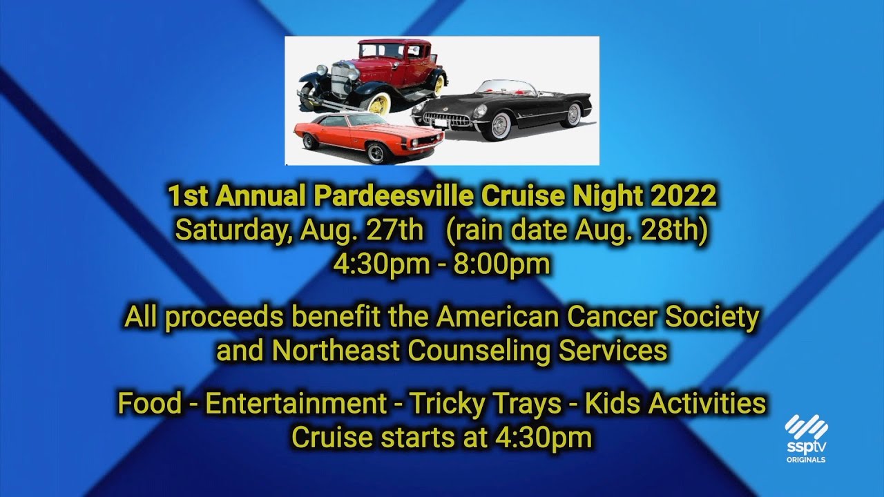 SSPTV News 1st Annual Pardeesville Cruise Night YouTube