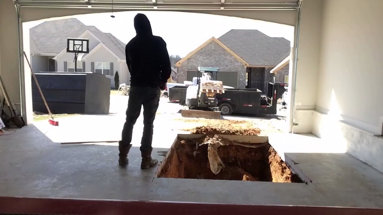 Garage Tornado Shelter Install YouTube