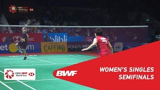 SF | WS | TAI Tzu Ying (TPE) [1] vs. Akane YAMAGUCHI (JPN) [4] | BWF 2019