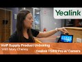 Yealink T58W Pro w/ Camera Desk phone Unboxing | VoIP Supply