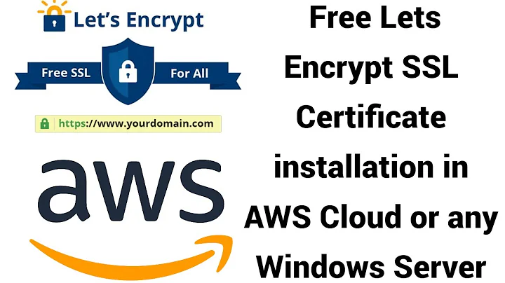 How to install Free SSL let's encrypt certificate in windows server | AWS Cloud or Any server -Part1