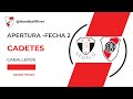 SEDALO vs.  RIVER  CADETES MASCULINO  FECHA 2 APERTURA 2024 1er Tiempo
