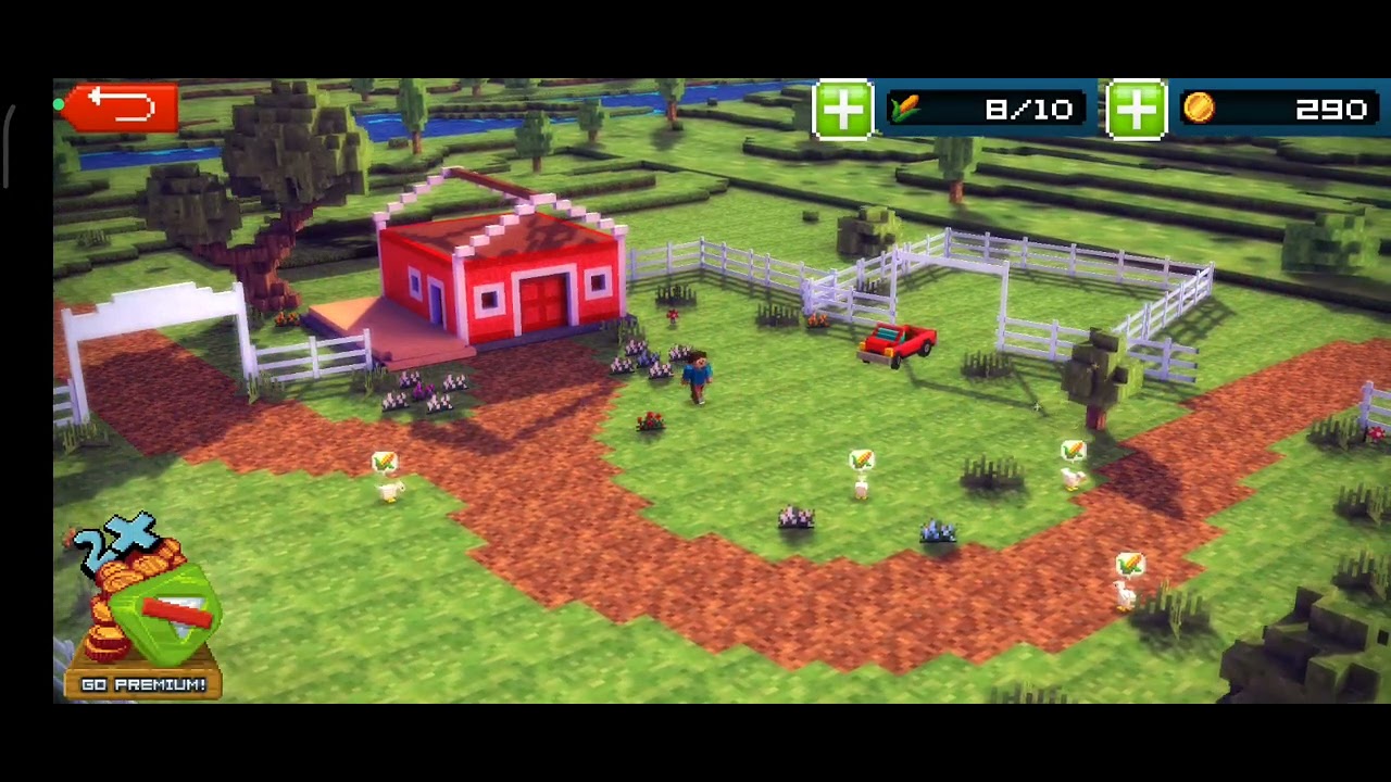 Играю в Blocky Roads. Майнкрафт про машинки