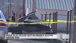 Cause of deaths determined in Clovis house fire
