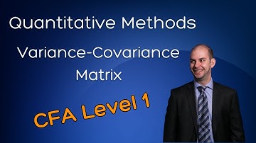 CFA Level 1: Variance-Covariance Matrix | Calculate Correlation