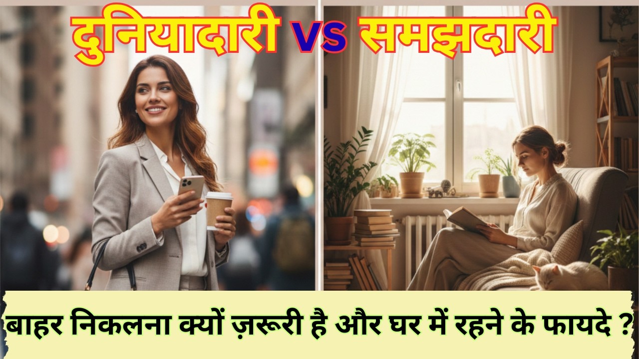 दुनियादारी vs समझदारी: घर में रहने के फायदे और बाहर निकलना क्यों ज़रूरी है? #SmartWomanHabits