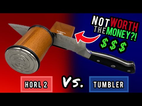 Tumbler VS Horl 2 Knife Sharpeners