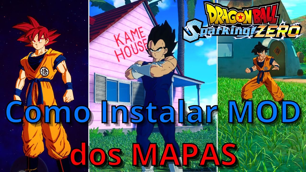 Como Instalar o MOD dos Mapas Bloqueados -  DRAGON BALL Sparking! ZERO