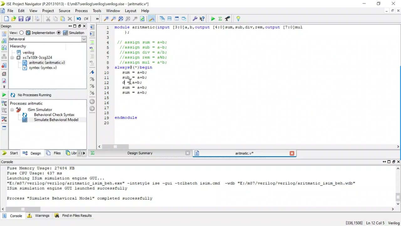 Arithmetic Operators in Verilog | With Practical Examples & Simulation | Deep Dive to Digital